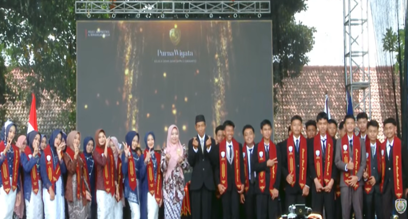 Purnawiyata Murid Kelas IX SMP Negeri 2 Girimarto Berlangsung Megah dan Meriah