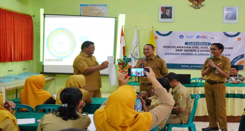 Gelar Sarasehan, SMPN 2 Girimarto  Selaraskan Visi dengan Pembelajaran Mendalam