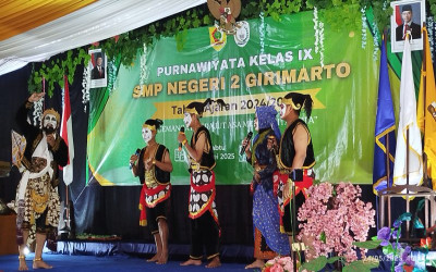 Kental Budaya Jawa, Purnawiyata SMPN 2 Girimarto Sukses Digelar